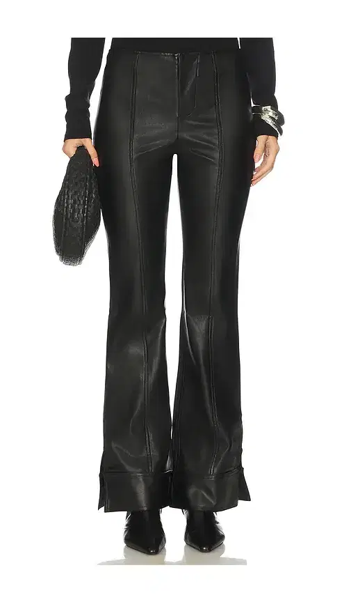 Free People x We The Free Glow Up Faux Leather Pant In Black