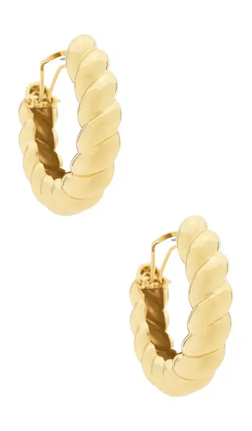 Torsade Hoop Earrings