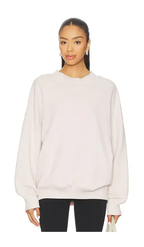 Free People x We The Free Palm Springs Turtleneck In Mauve Chalk
