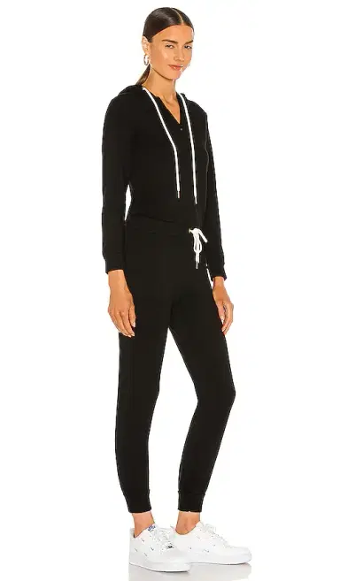 Monrow Supersoft Fleece Hooded Jumpsuit | Thumbnail 2 Monrow Supersoft Fleece Hooded Jumpsuit | Thumbnail 2
