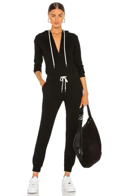 Monrow Supersoft Fleece Hooded Jumpsuit | Thumbnail 1 Monrow Supersoft Fleece Hooded Jumpsuit | Thumbnail 1