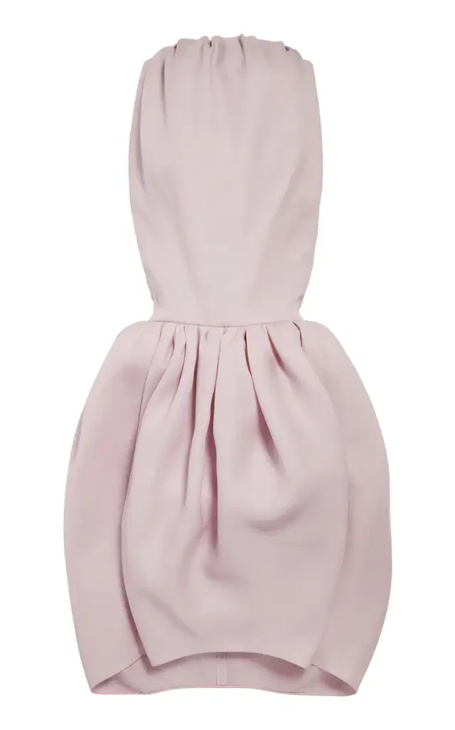 Silk Gazar Balloon Maxi Dress