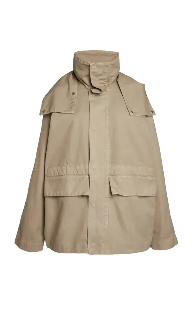 Victoria Beckham Oversized Cotton Utility Jacket