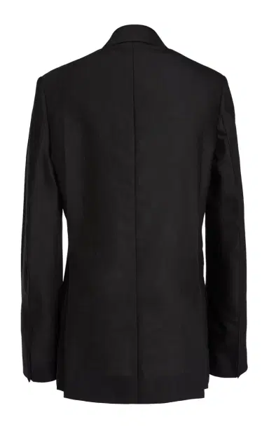 Victoria Beckham Oversized Notch Lapel Virgin Wool-Blend Jacket | Thumbnail 3