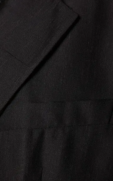 Victoria Beckham Oversized Notch Lapel Virgin Wool-Blend Jacket | Thumbnail 7