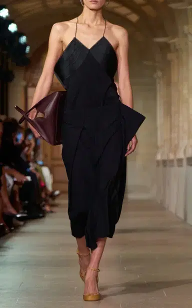 Victoria Beckham Tailored Midi Skirt | Thumbnail 2 Victoria Beckham Tailored Midi Skirt | Thumbnail 2