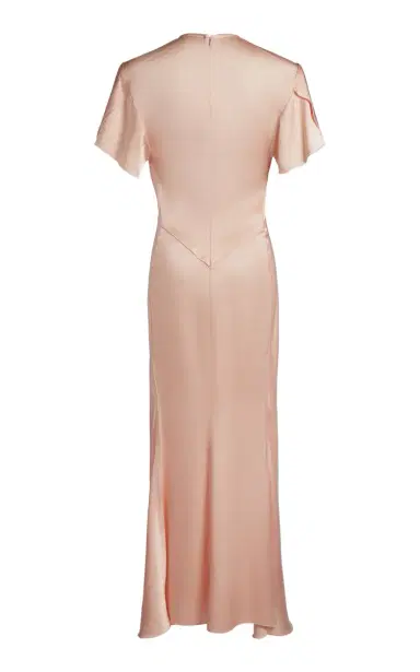 Victoria Beckham Eve Ruched Midi Dress | Thumbnail 2