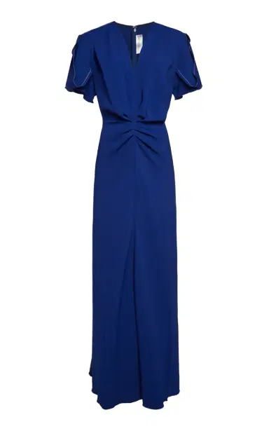 Victoria Beckham Eve Ruched Midi Dress | Thumbnail 8