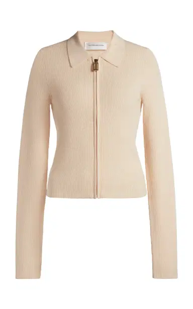 Victoria Beckham Zip-Up Polo Top | Thumbnail 6 Victoria Beckham Zip-Up Polo Top | Thumbnail 6