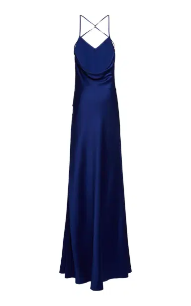 Victoria Beckham Twist Detail Maxi Slip Dress | Thumbnail 5