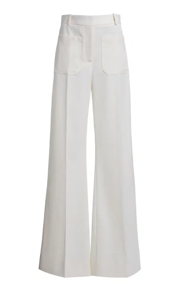 Victoria Beckham Alina High-Rise Wide-Leg Trousers