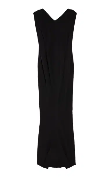 Balenciaga Silk-Wool Crepe Maxi Dress | Thumbnail 1