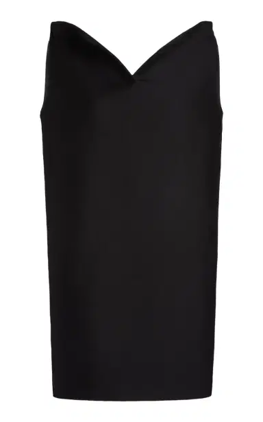 Balenciaga Vareuse Wool-Blend Scuba Mini Dress | Thumbnail 11