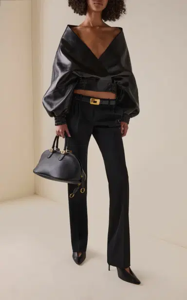 Balenciaga Lightweight Leather Wrap Jacket | Thumbnail 4 Balenciaga Lightweight Leather Wrap Jacket | Thumbnail 4