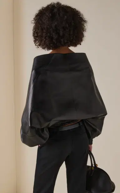 Balenciaga Lightweight Leather Wrap Jacket | Thumbnail 5 Balenciaga Lightweight Leather Wrap Jacket | Thumbnail 5