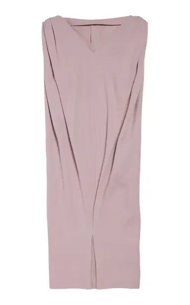 Balenciaga Silk-Wool Crepe Midi Dress | Thumbnail 5