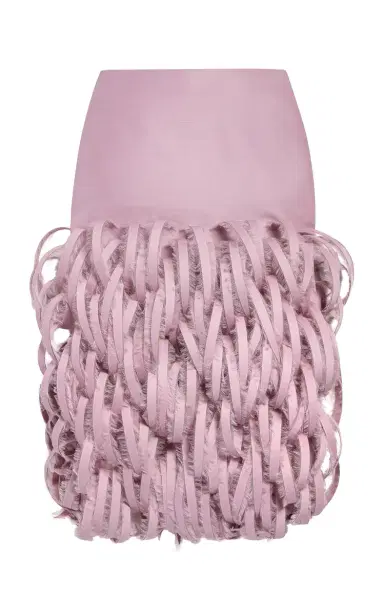 Balenciaga Feather-Embroidered Midi Skirt | Thumbnail 7 Balenciaga Feather-Embroidered Midi Skirt | Thumbnail 7