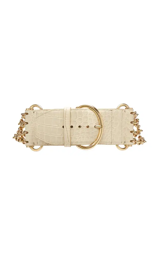 Chloé Camera Leather Chain Belt