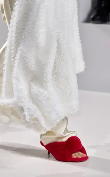 Bottega Veneta Cherry Kitten Heel Mule Sandal | Thumbnail 4