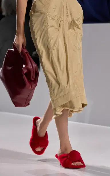 Bottega Veneta Cherry Kitten Heel Mule Sandal | Thumbnail 1