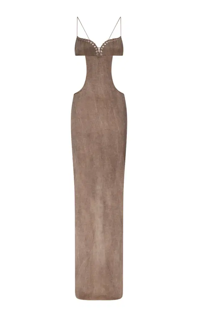 Clothilde Cutout Maxi Dress - Brown