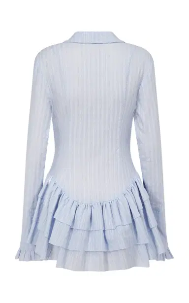 Ludovic de Saint Sernin Dolce Ruffled Cotton Mini Dress | Thumbnail 5