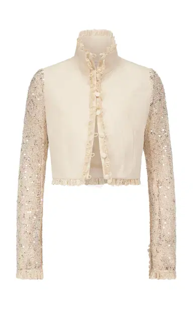 Ludovic de Saint Sernin Odile Sequined Jacket | Thumbnail 1