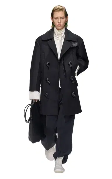 Bottega Veneta Belted Wool Mohair Gabardine Coat | Thumbnail 1