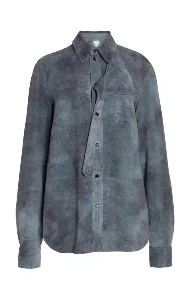 Bottega Veneta Brushed Suede Shirt | Thumbnail 6