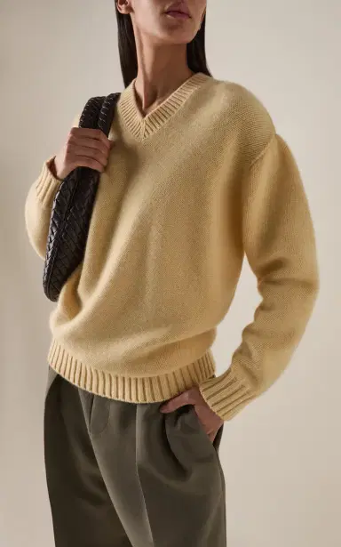 Bottega Veneta V-Neck Cashmere Sweater | Thumbnail 2