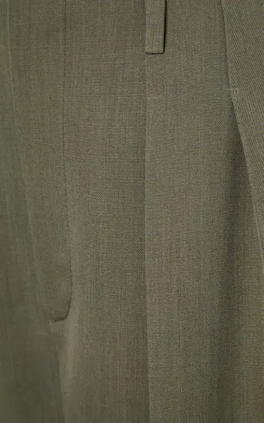 Bottega Veneta Wool Melange Toile Wide-Leg Pants | Thumbnail 5 Bottega Veneta Wool Melange Toile Wide-Leg Pants | Thumbnail 5