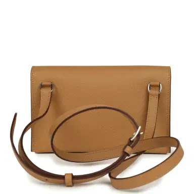 HERMÈS Hermes Hermesnap Wallet Biscuit Epsom Palladium Hardware | Thumbnail 4 HERMÈS Hermes Hermesnap Wallet Biscuit Epsom Palladium Hardware | Thumbnail 4
