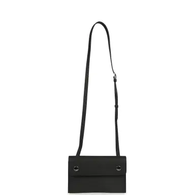 HERMÈS Hermes Hermesnap Wallet Black Epsom Lacquered Palladium Hardware | Thumbnail 6