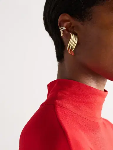 Anita Ko Celeste Large 18-karat Gold Earrings | Thumbnail 4 Anita Ko Celeste Large 18-karat Gold Earrings | Thumbnail 4