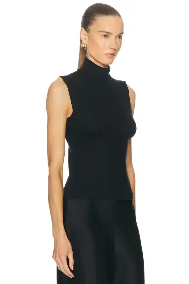 LESET Lauren Sleeveless Turtleneck Top | Thumbnail 2