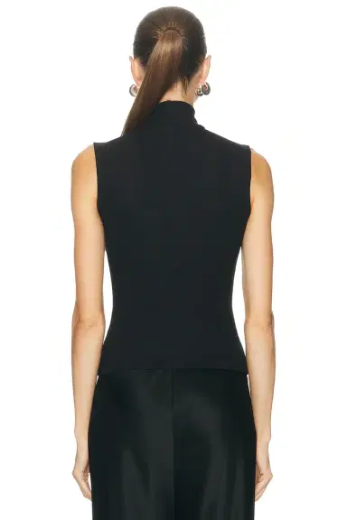 LESET Lauren Sleeveless Turtleneck Top | Thumbnail 3