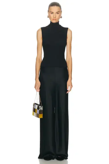 LESET Lauren Sleeveless Turtleneck Top | Thumbnail 4