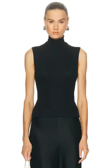 LESET Lauren Sleeveless Turtleneck Top | Thumbnail 1