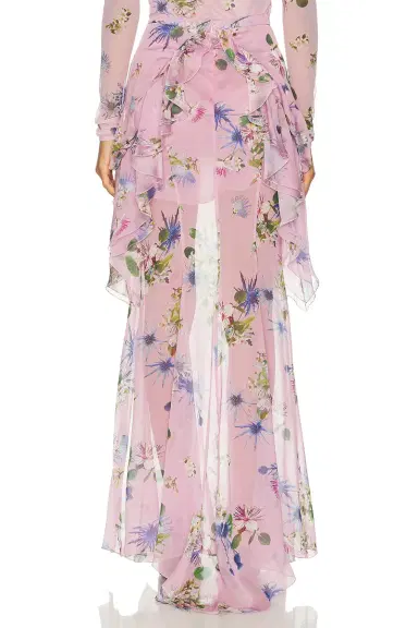 Blumarine Chiffon Sheer Skirt | Thumbnail 4