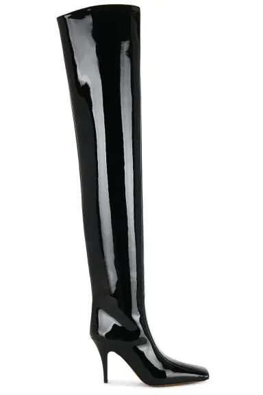 Stella McCartney Patent Alter Mat 95 Over The Knee Boot | Thumbnail 1