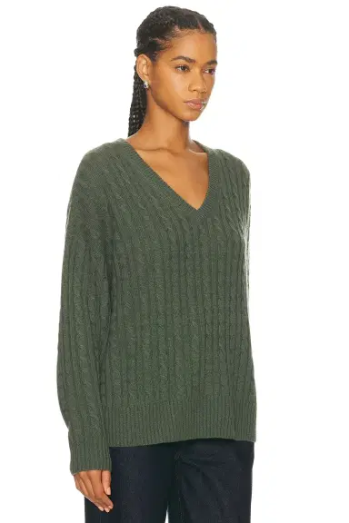 Jenni Kayne Nell V-Neck Sweater | Thumbnail 2 Jenni Kayne Nell V-Neck Sweater | Thumbnail 2