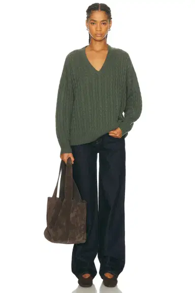 Jenni Kayne Nell V-Neck Sweater | Thumbnail 4 Jenni Kayne Nell V-Neck Sweater | Thumbnail 4