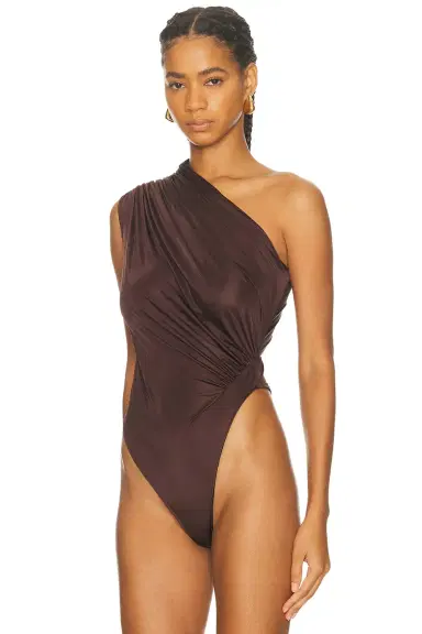 Atlein One Shoulder Bodysuit | Thumbnail 4
