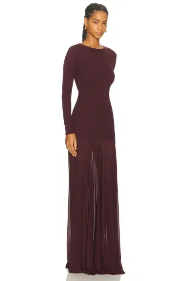 Atlein Long Sleeve Maxi Dress | Thumbnail 2
