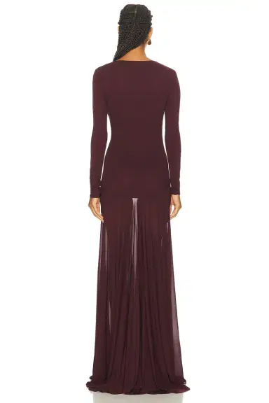 Atlein Long Sleeve Maxi Dress | Thumbnail 3