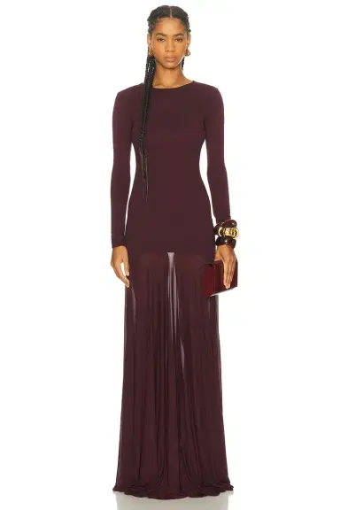 Atlein Long Sleeve Maxi Dress | Thumbnail 1