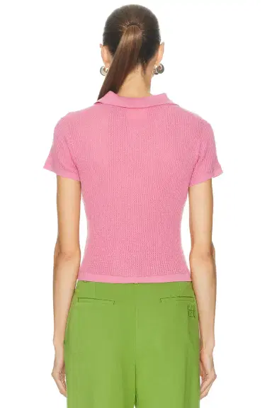 Guest In Residence Shrunken Polo Top | Thumbnail 3