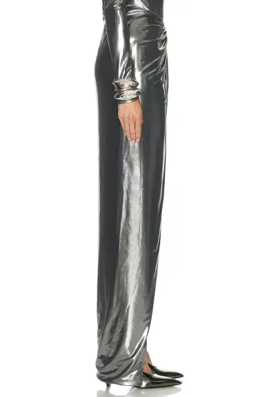 LaQuan Smith Maxi Skirt With Draped Detail | Thumbnail 2