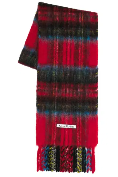 Acne Studios Vikky Check Scarf | Thumbnail 1 Acne Studios Vikky Check Scarf | Thumbnail 1