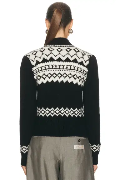 Ralph Lauren Collection Cropped Cardigan | Thumbnail 3